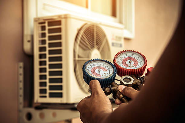 Professional Hvac Installation technician working in Mountainside, NJ